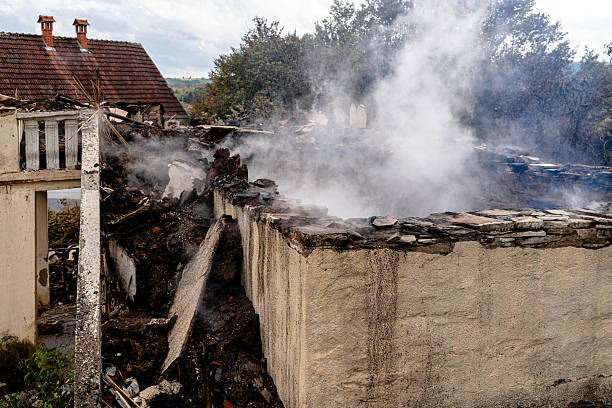 Professional Fire Damage Removal technician working in Bokeelia, FL